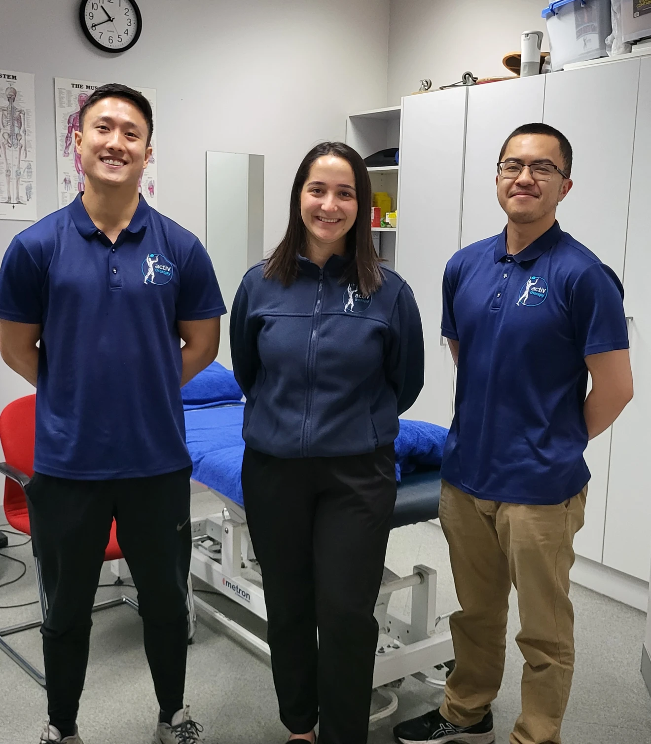 Activ Therapy team members at the Chipping Norton clinic
