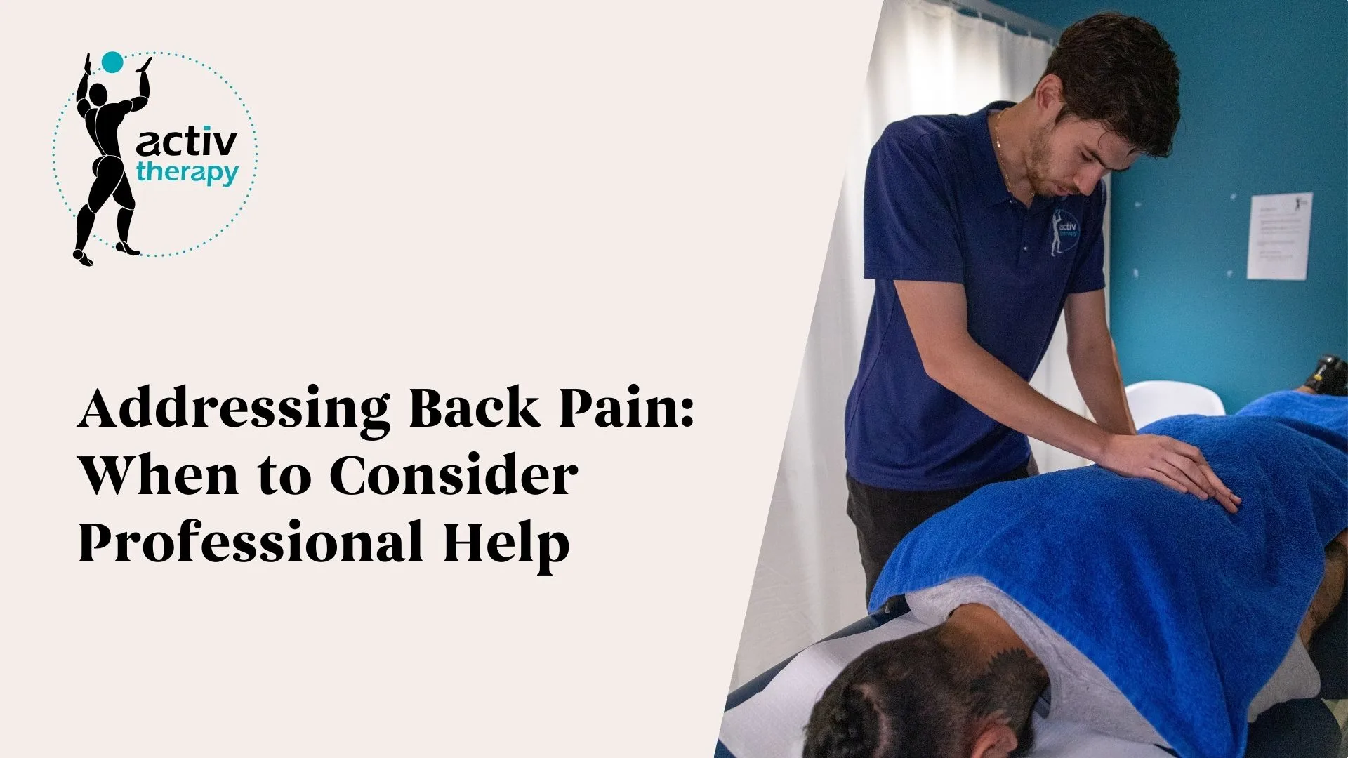 Addressing Back Pain: When to Consider Professional Help