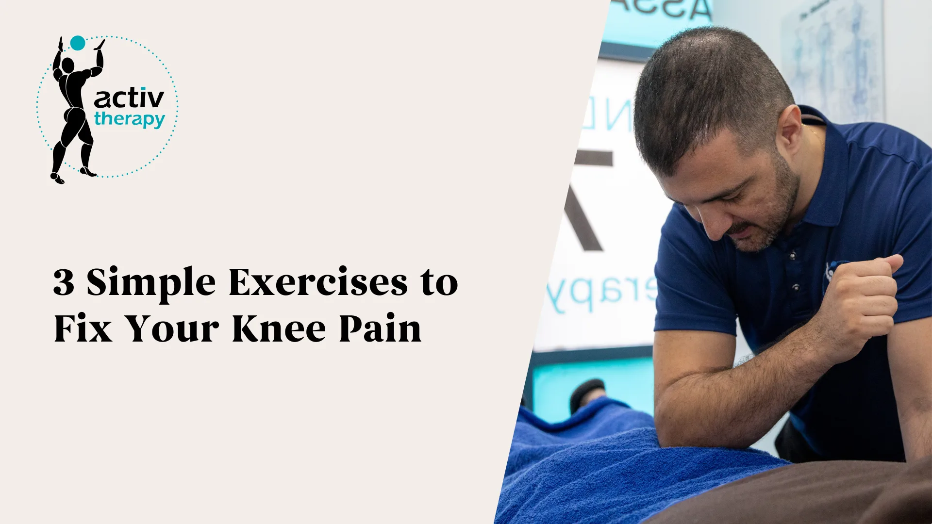 3 Simple exercises to fix your knee pain