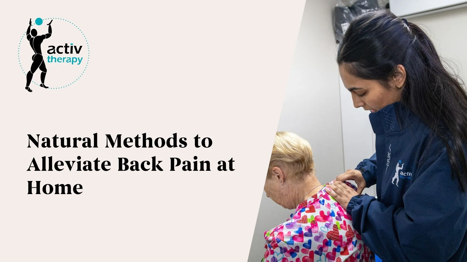 Natural Methods to Alleviate Back Pain at Home